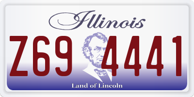 IL license plate Z694441