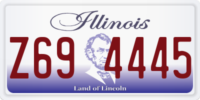 IL license plate Z694445