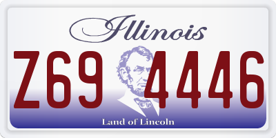 IL license plate Z694446