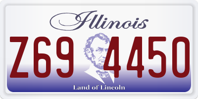 IL license plate Z694450