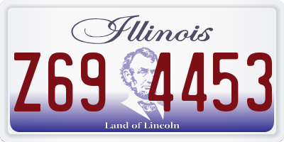 IL license plate Z694453