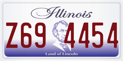 IL license plate Z694454