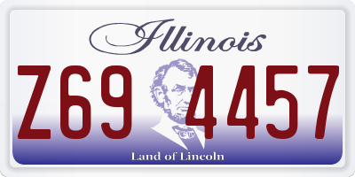 IL license plate Z694457