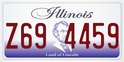IL license plate Z694459
