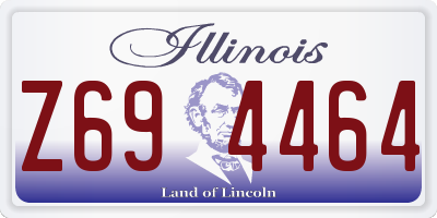 IL license plate Z694464