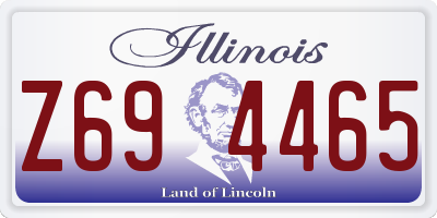 IL license plate Z694465