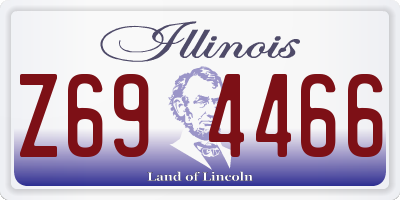 IL license plate Z694466