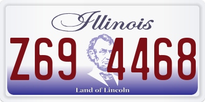 IL license plate Z694468