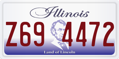IL license plate Z694472