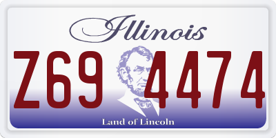 IL license plate Z694474