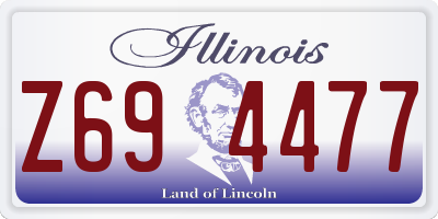IL license plate Z694477