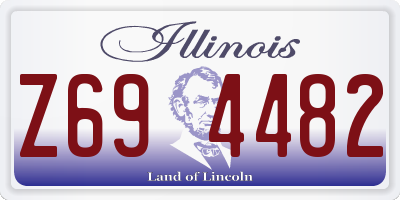 IL license plate Z694482