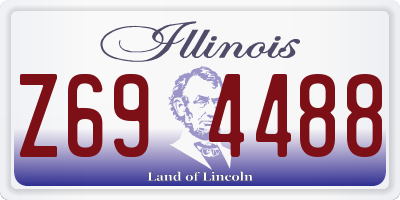 IL license plate Z694488