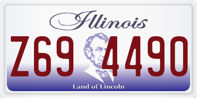IL license plate Z694490