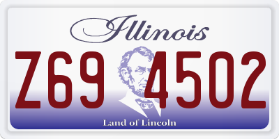 IL license plate Z694502