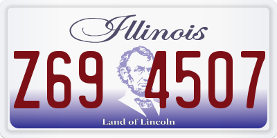 IL license plate Z694507