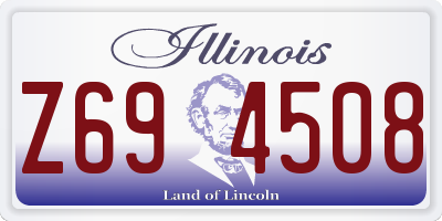 IL license plate Z694508