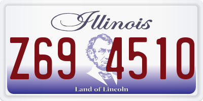 IL license plate Z694510