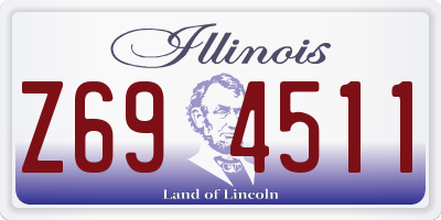 IL license plate Z694511