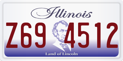 IL license plate Z694512