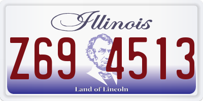 IL license plate Z694513