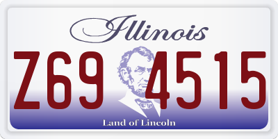 IL license plate Z694515