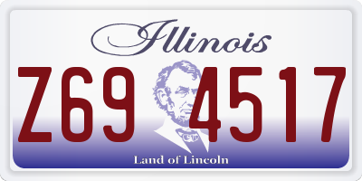 IL license plate Z694517