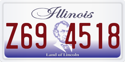 IL license plate Z694518