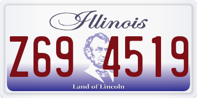 IL license plate Z694519