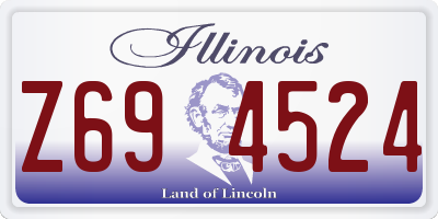 IL license plate Z694524