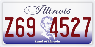 IL license plate Z694527