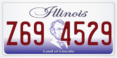 IL license plate Z694529