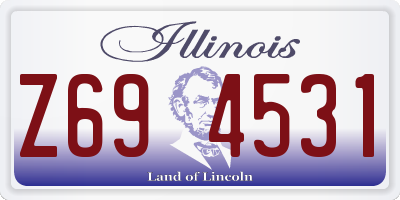 IL license plate Z694531