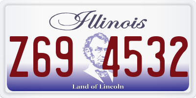IL license plate Z694532