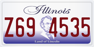 IL license plate Z694535