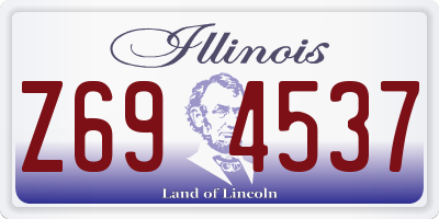 IL license plate Z694537