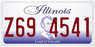 IL license plate Z694541