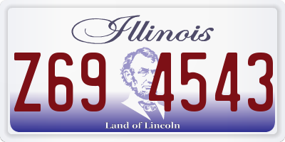 IL license plate Z694543