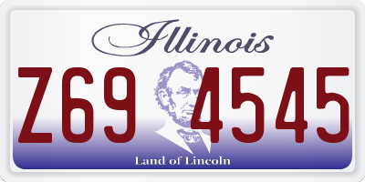 IL license plate Z694545