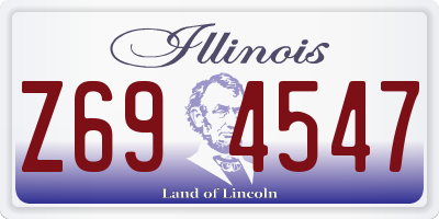 IL license plate Z694547