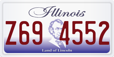 IL license plate Z694552