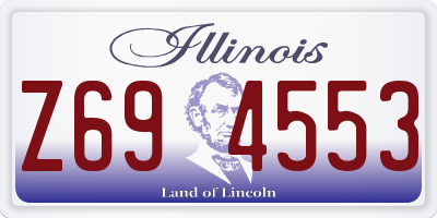 IL license plate Z694553