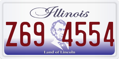 IL license plate Z694554