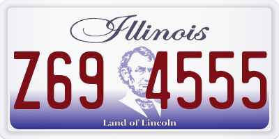 IL license plate Z694555