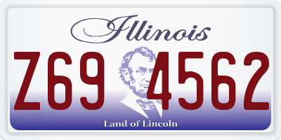 IL license plate Z694562