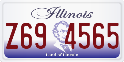 IL license plate Z694565