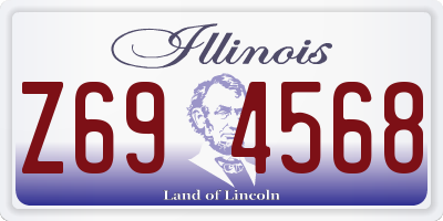 IL license plate Z694568
