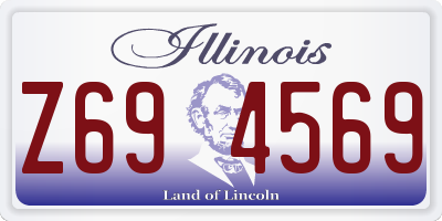 IL license plate Z694569