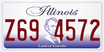 IL license plate Z694572