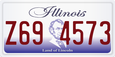 IL license plate Z694573